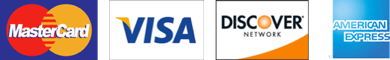 a list of accepted card options used for checkout